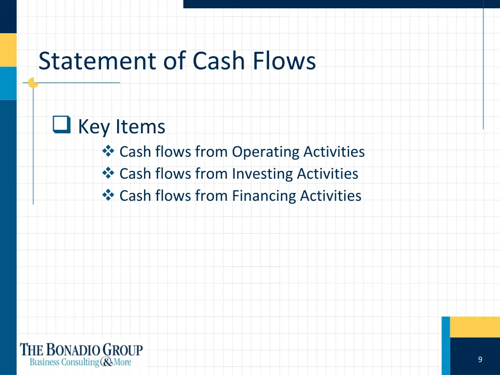 statement of cash flows