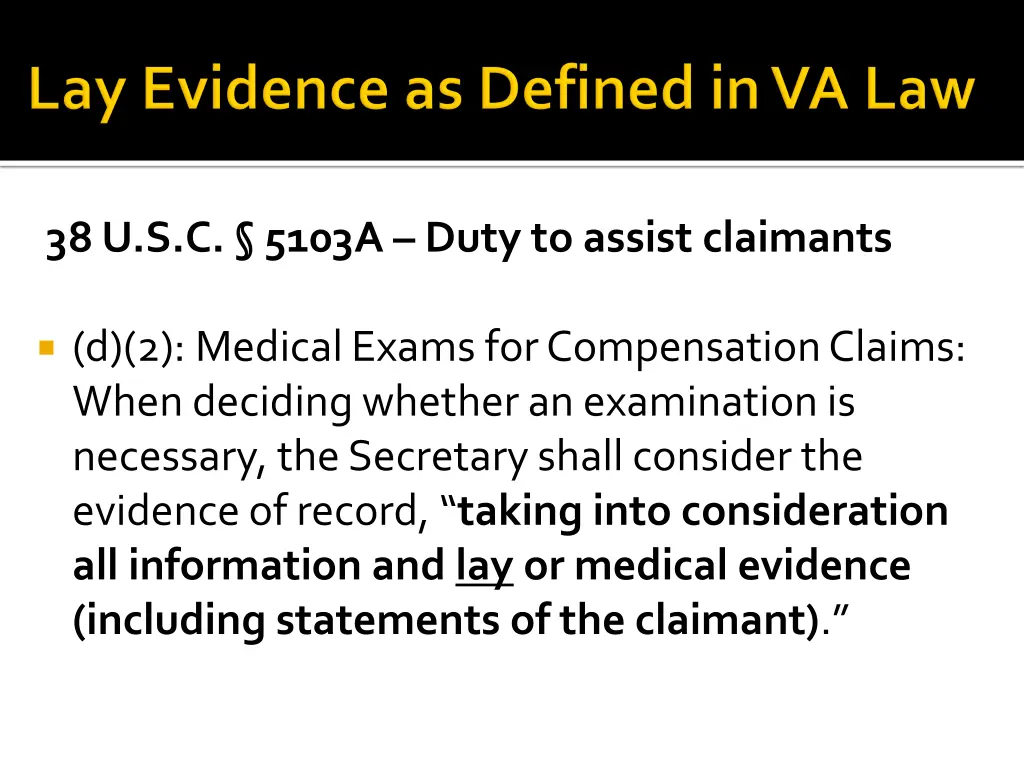 38 u s c 5103a duty to assist claimants