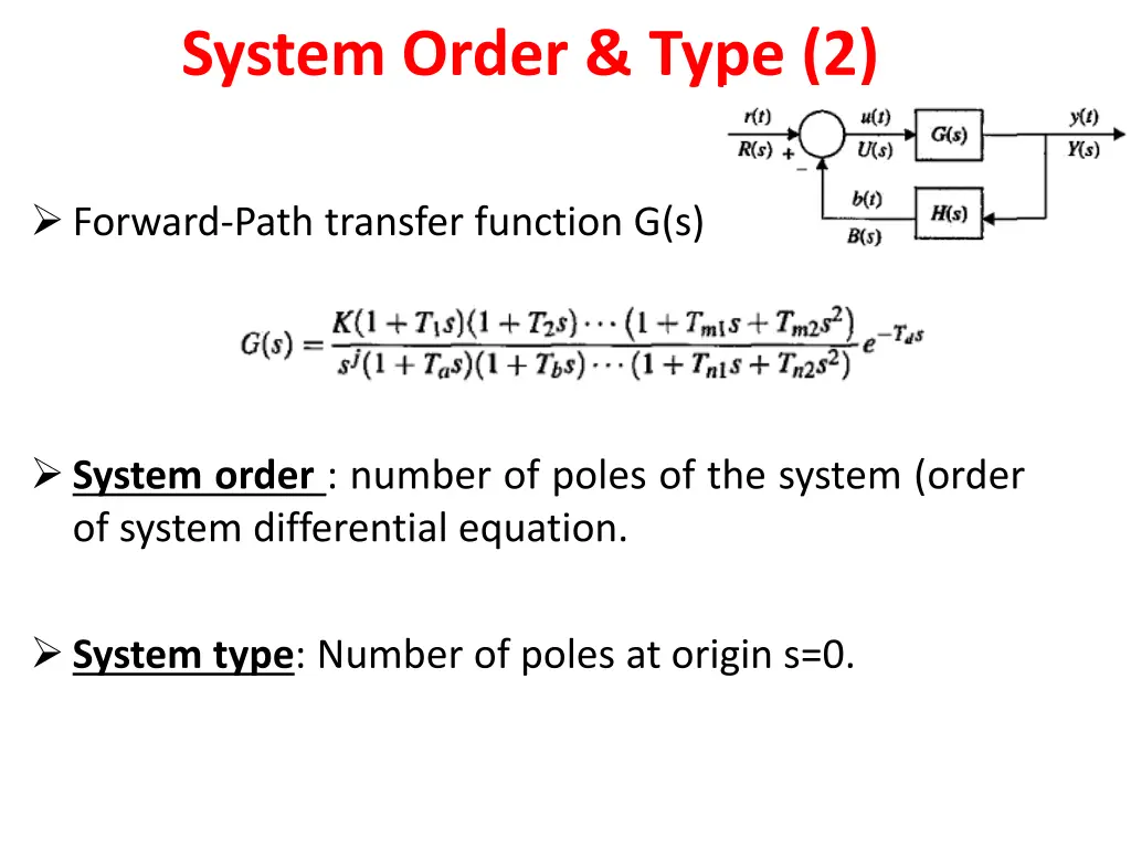 system order type 2