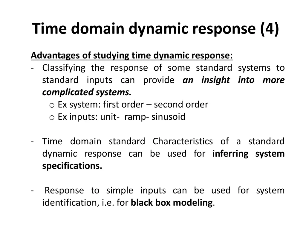 time domain dynamic response 4