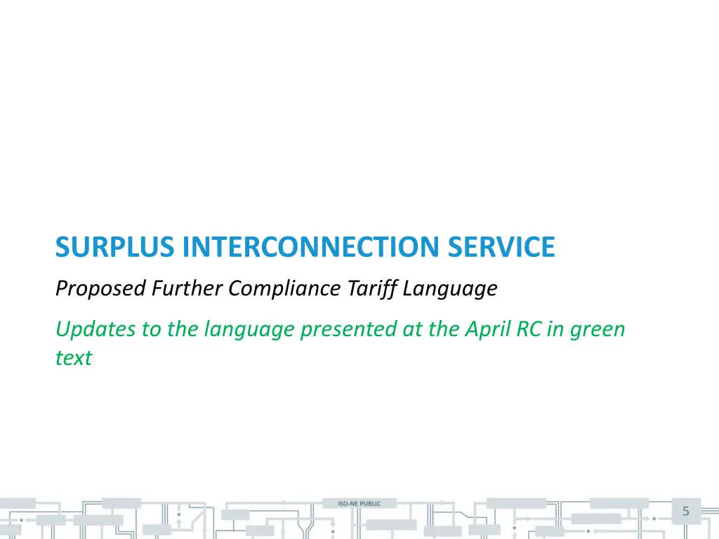 surplus interconnection service