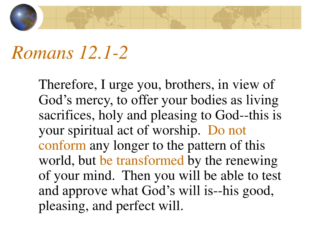 romans 12 1 2