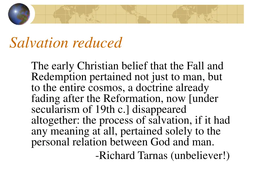 salvation reduced