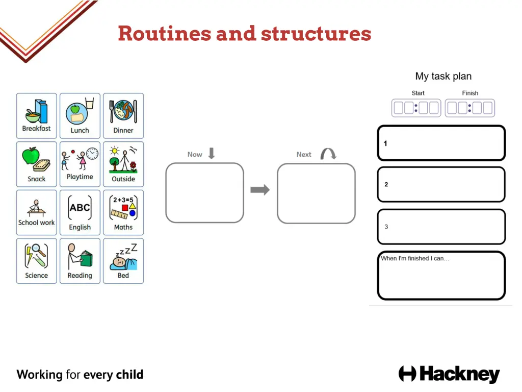 routines and structures