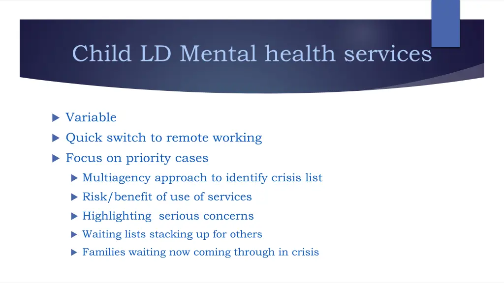 child ld mental health services 2