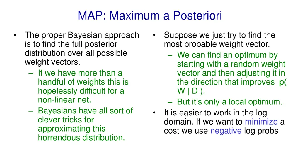 map maximum a posteriori