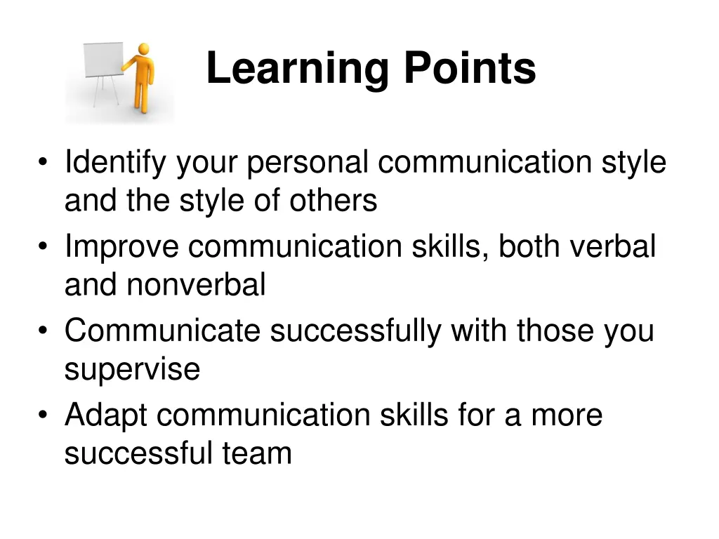 learning points