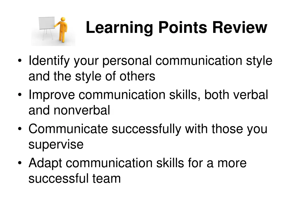 learning points review