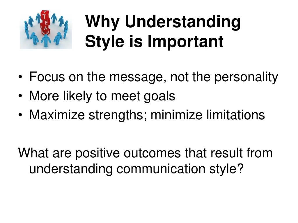 why understanding style is important