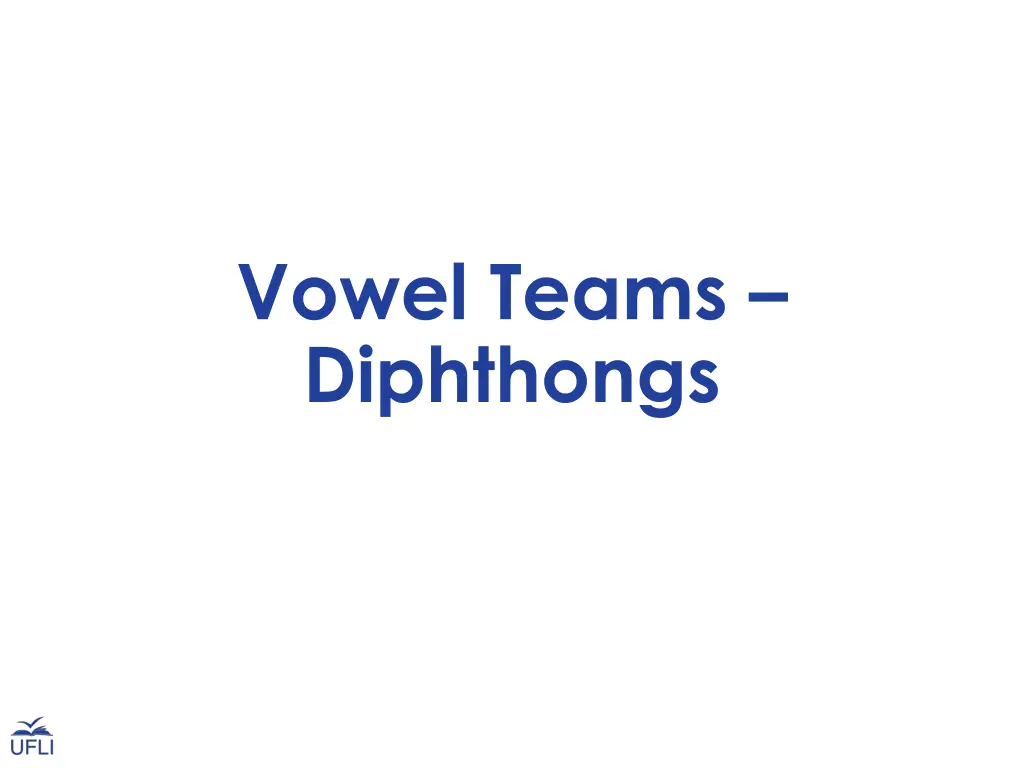 vowel teams diphthongs