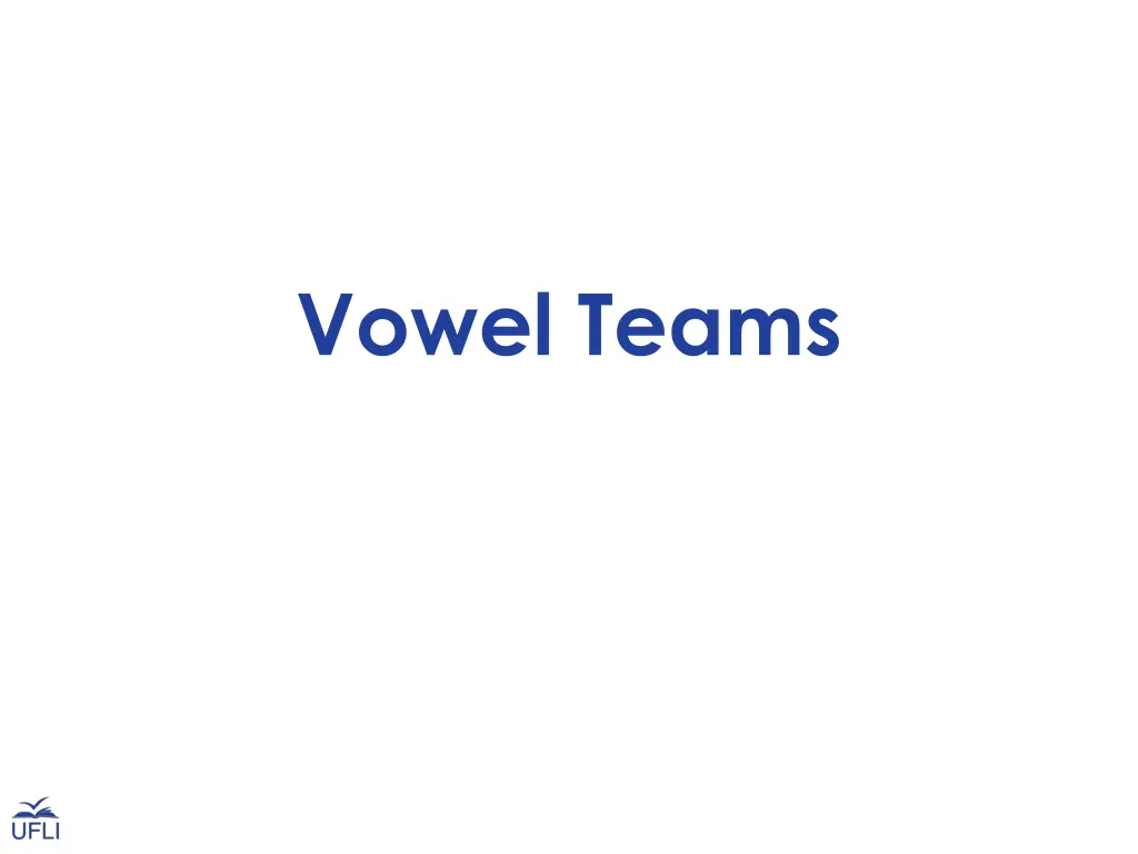 vowel teams