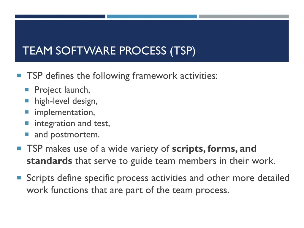 team software process tsp 2