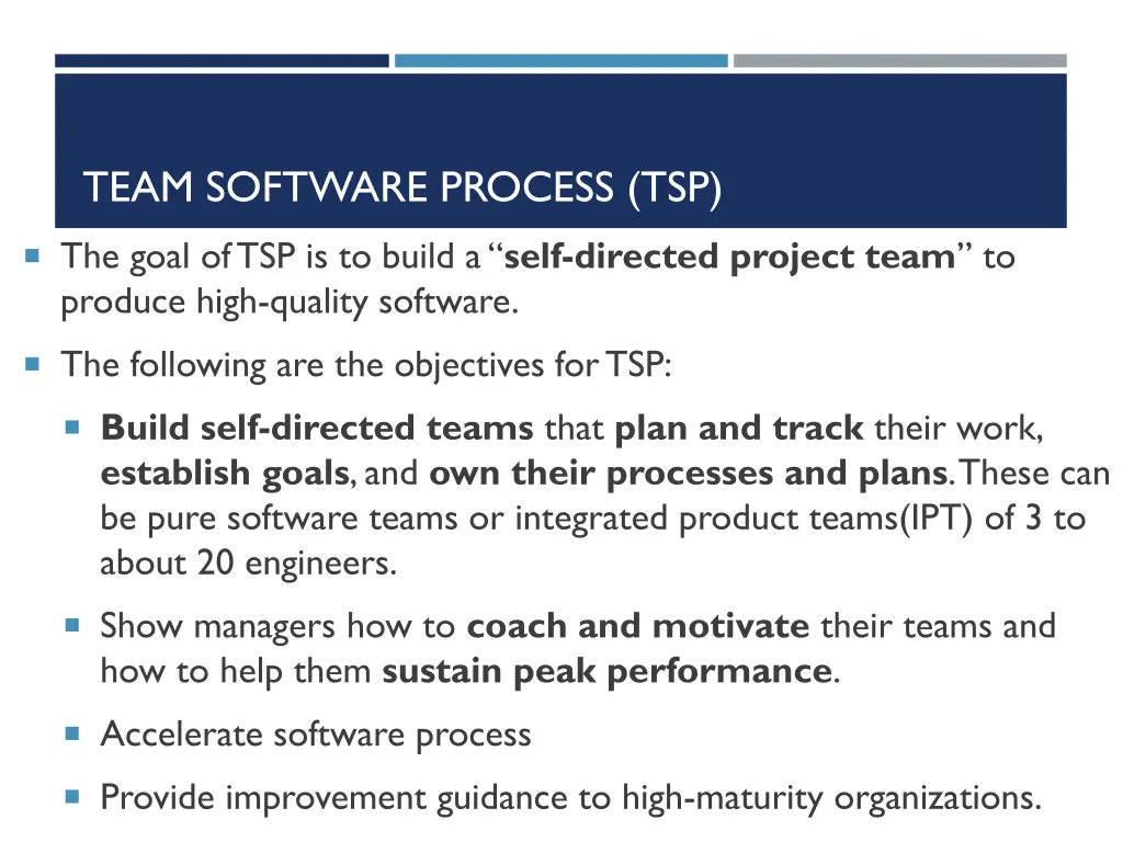 team software process tsp