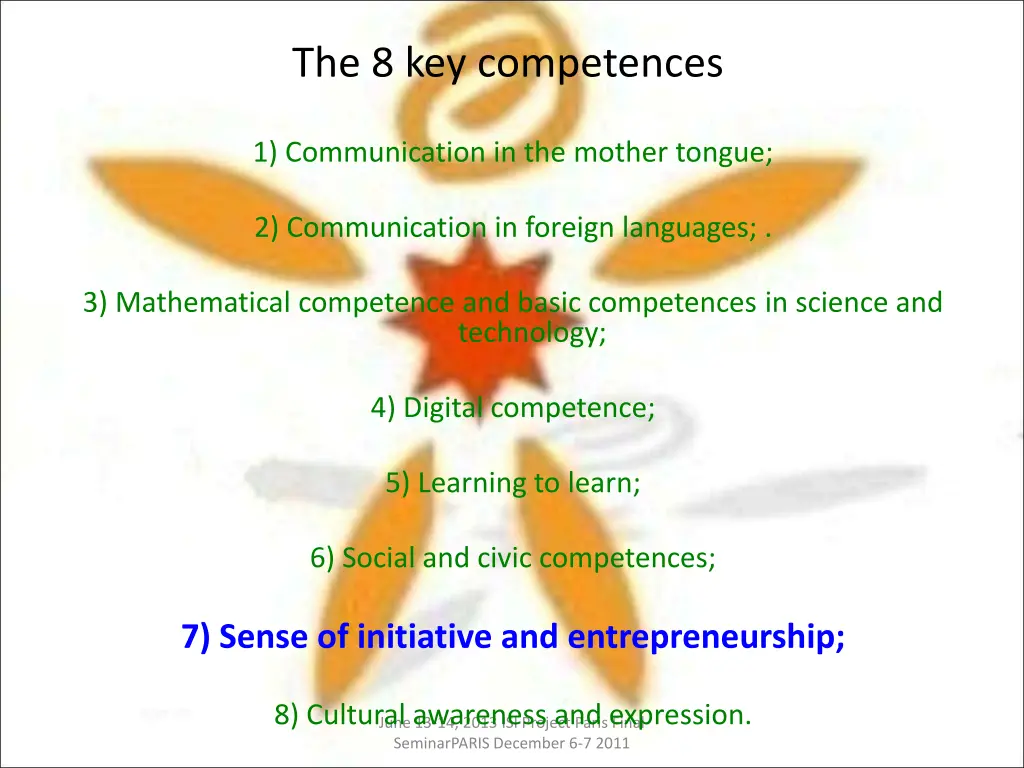 the 8 key competences