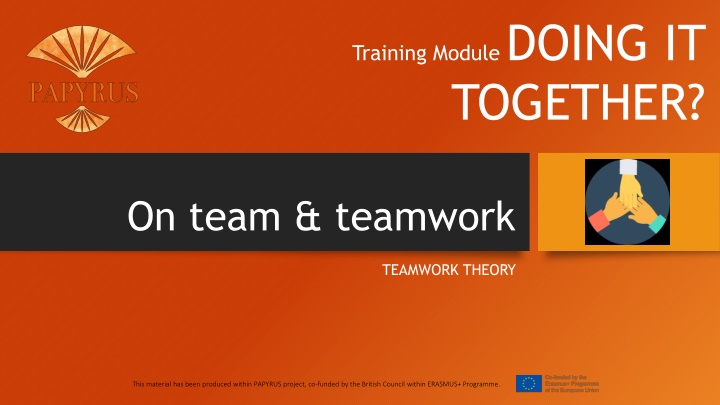 training module doing it together