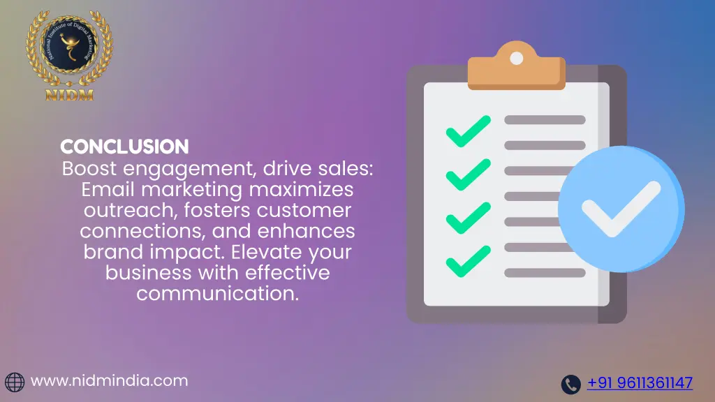 conclusion boost engagement drive sales email