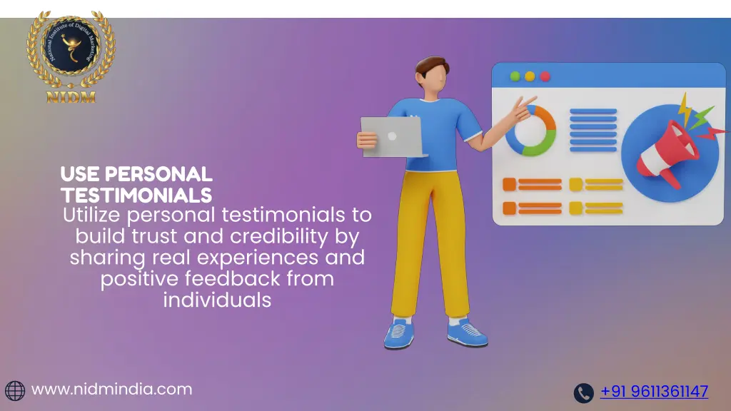 use personal testimonials utilize personal