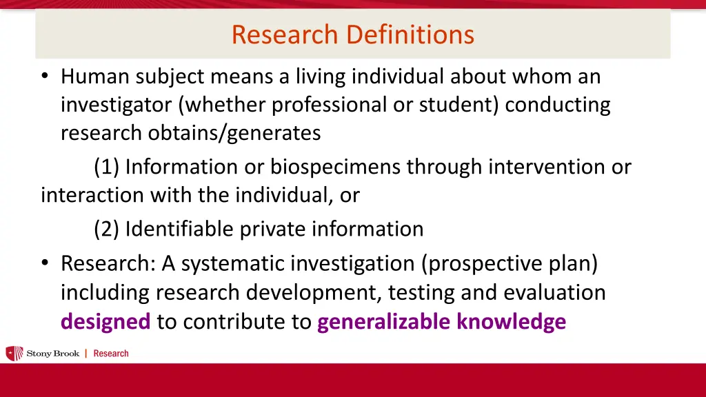 research definitions