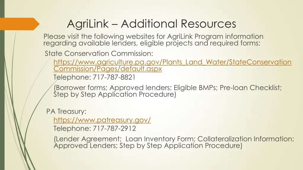 agrilink additional resources please visit