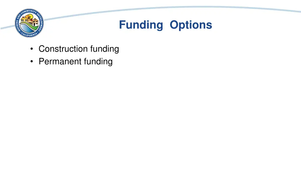 funding options