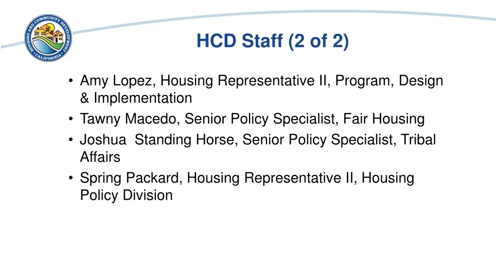 hcd staff 2 of 2