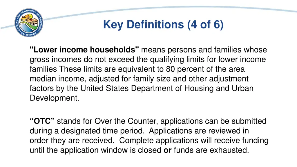 key definitions 4 of 6