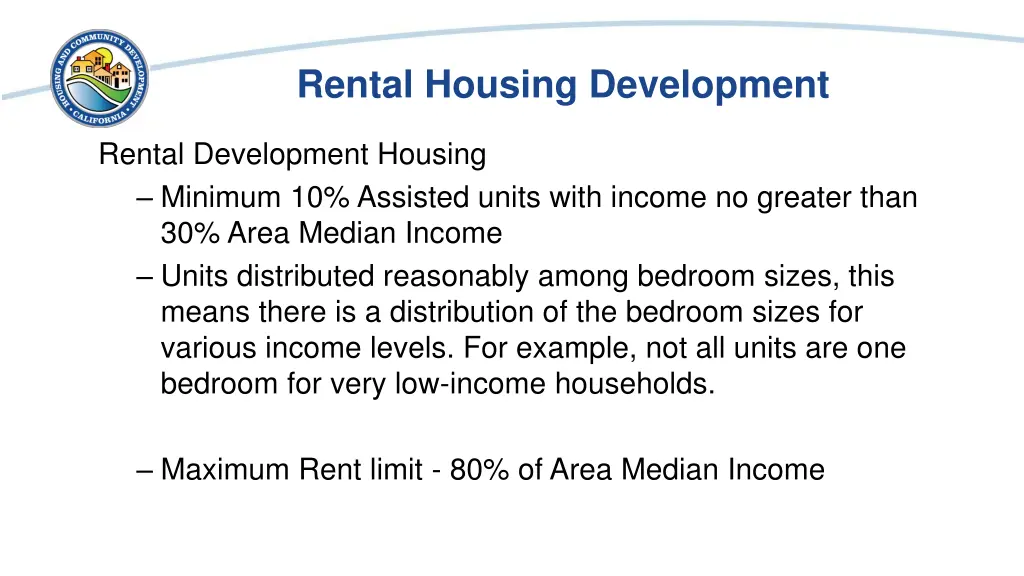 rental housing development