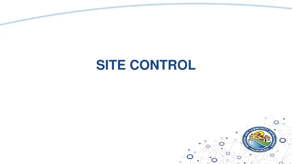 site control