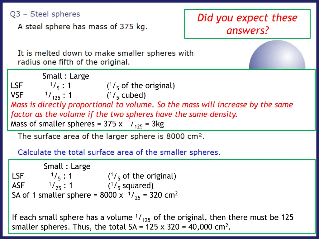 did you expect these answers