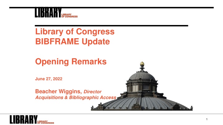 library of congress bibframe update