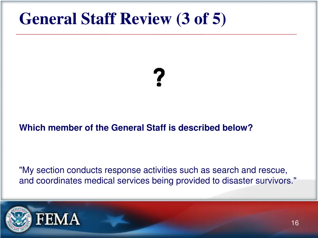 general staff review 3 of 5