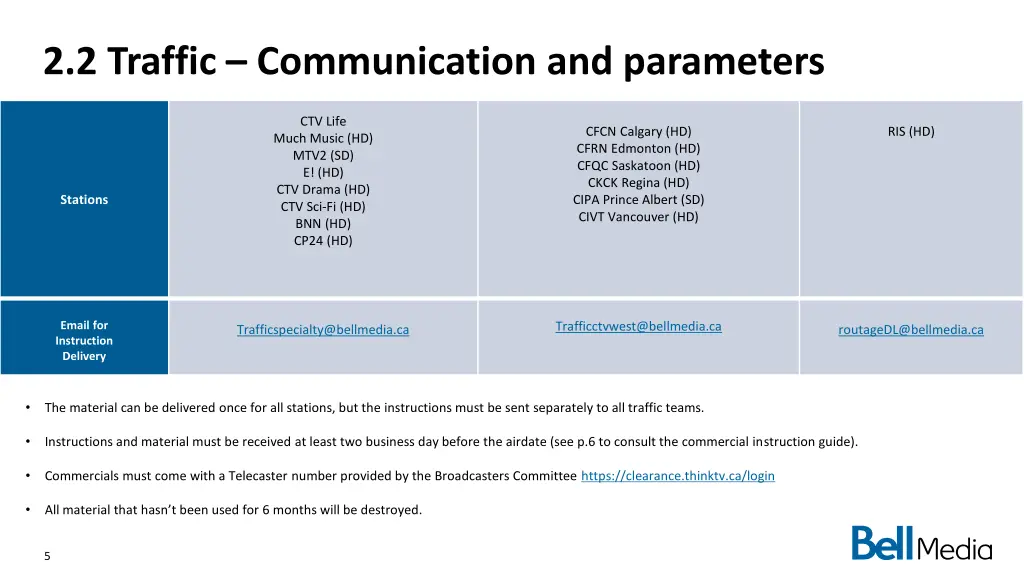 2 2 traffic communication and parameters