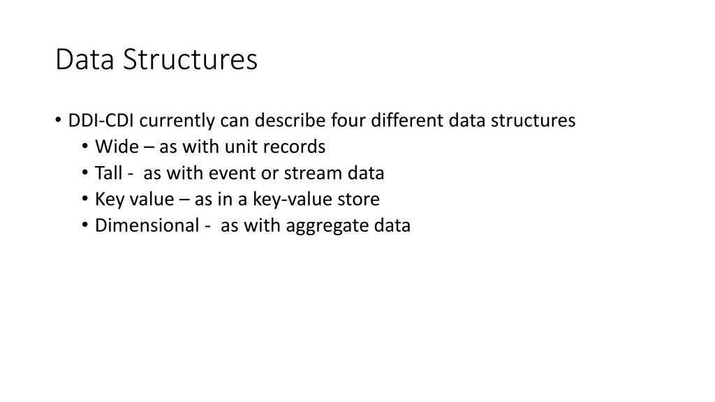 data structures