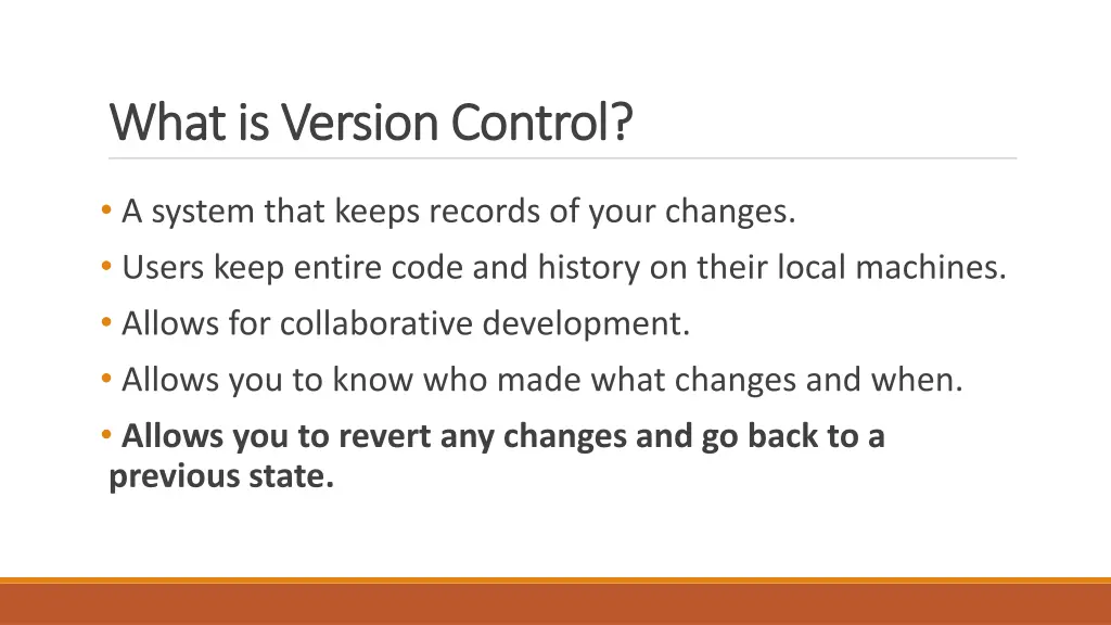 what is version control what is version control