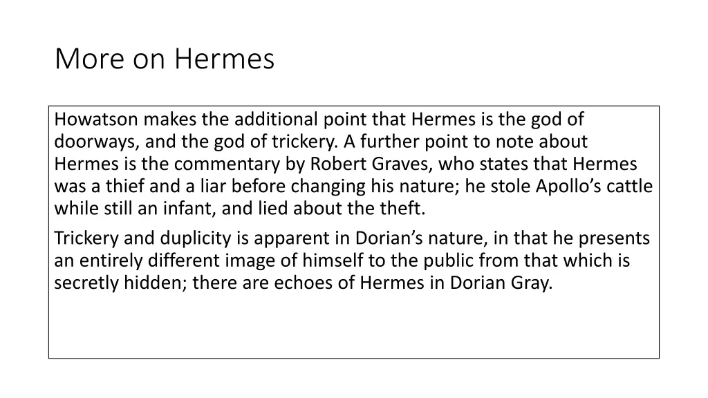 more on hermes