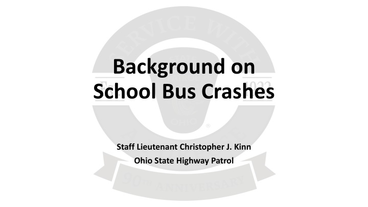 background on school bus crashes