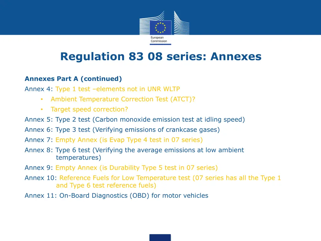 regulation 83 08 series annexes 1