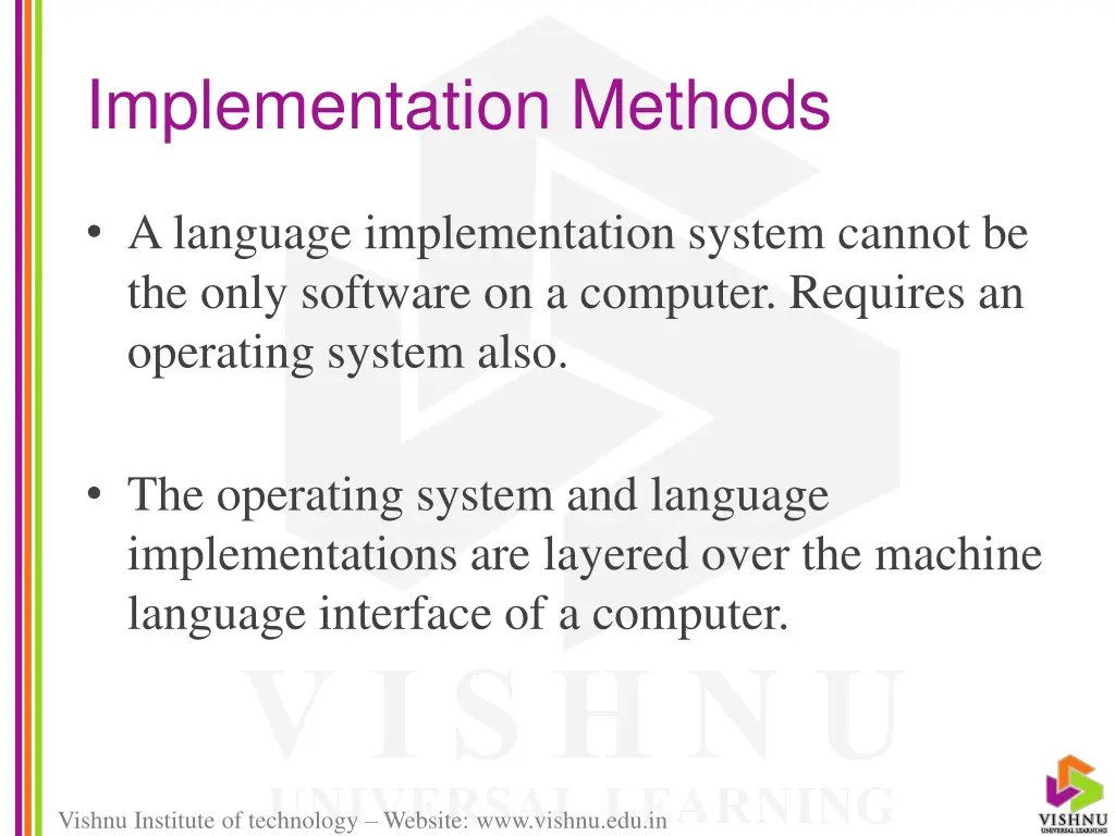 implementation methods