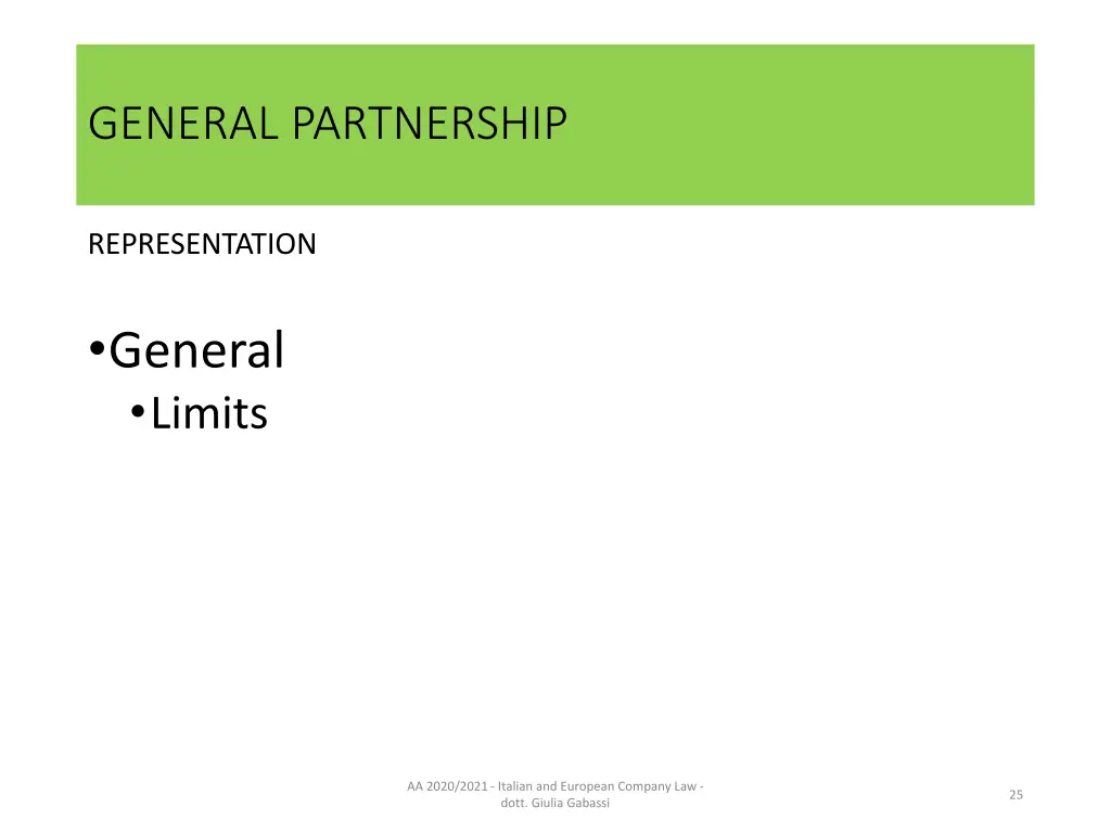 general partnership 2