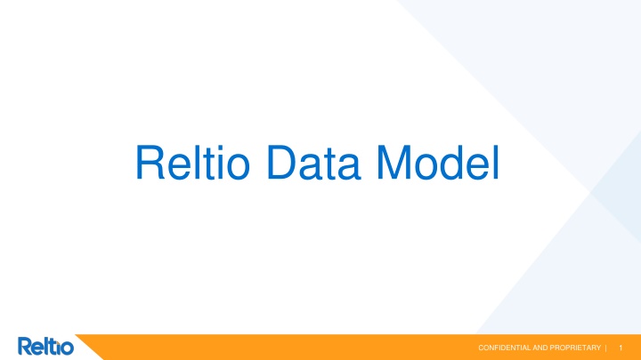 reltio data model