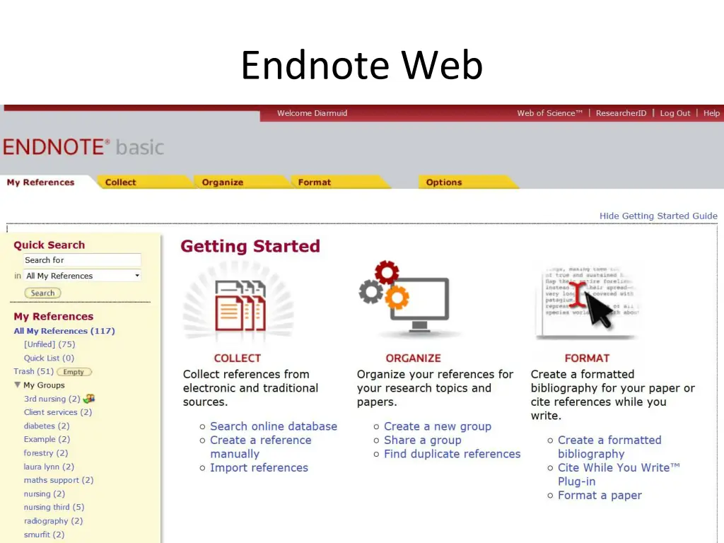 endnote web