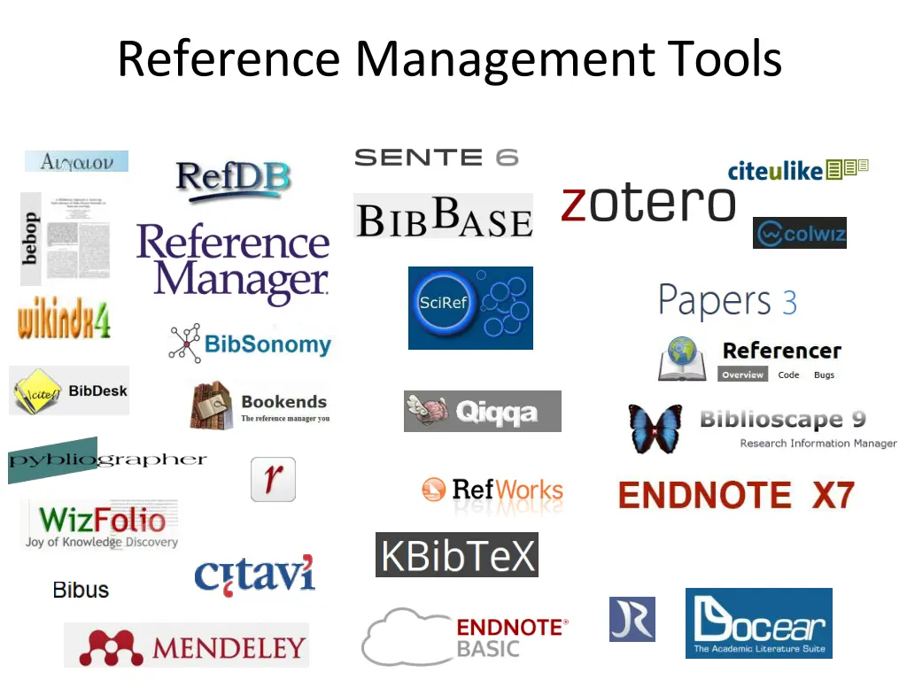 reference managementtools