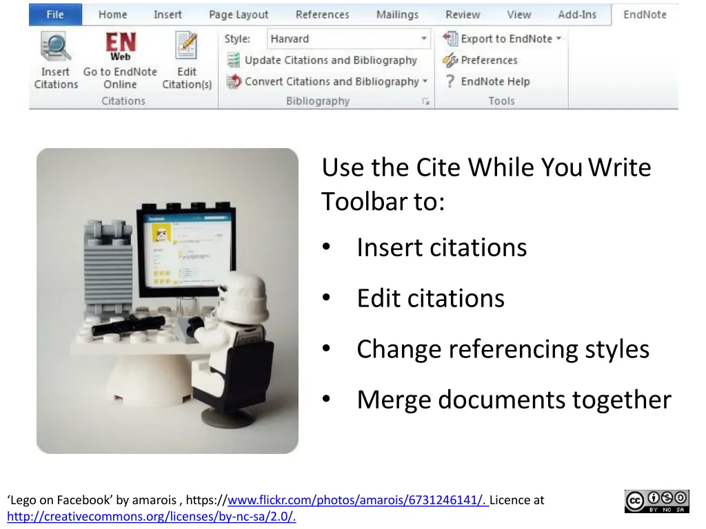 use the cite while youwrite toolbarto insert