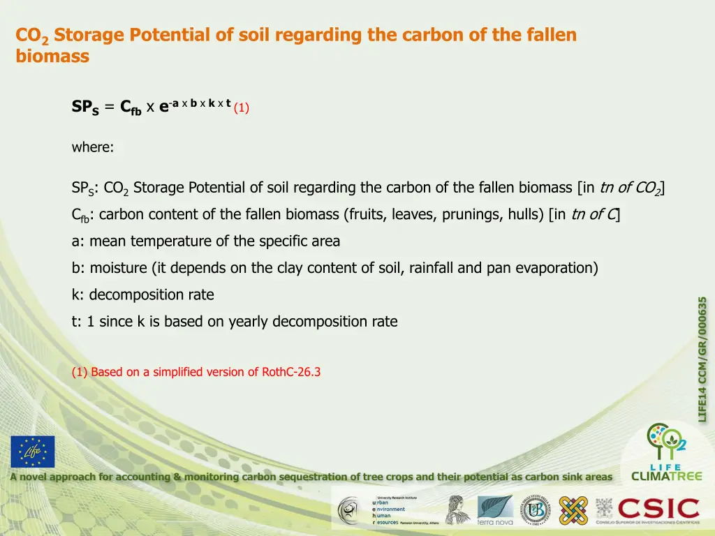 co 2 storage potential of soil regarding