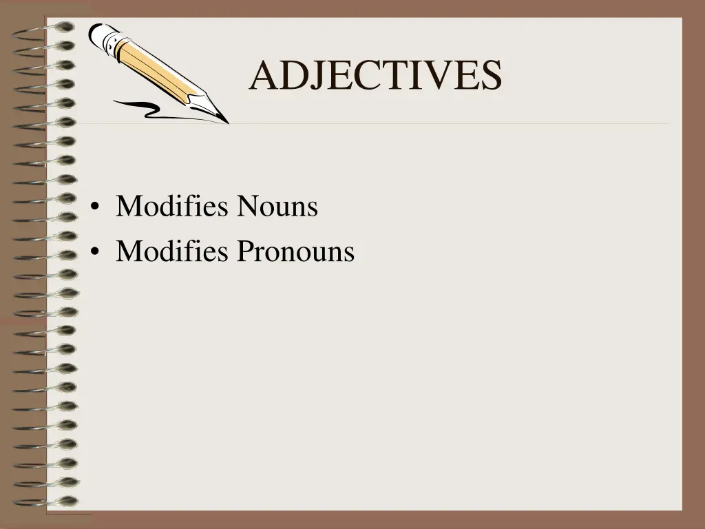 adjectives