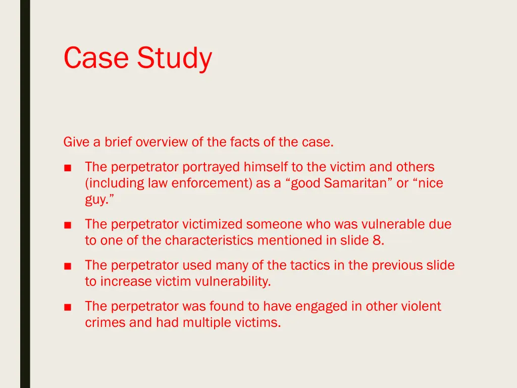 case study