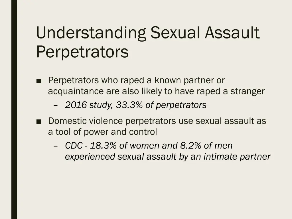 understanding sexual assault perpetrators 1