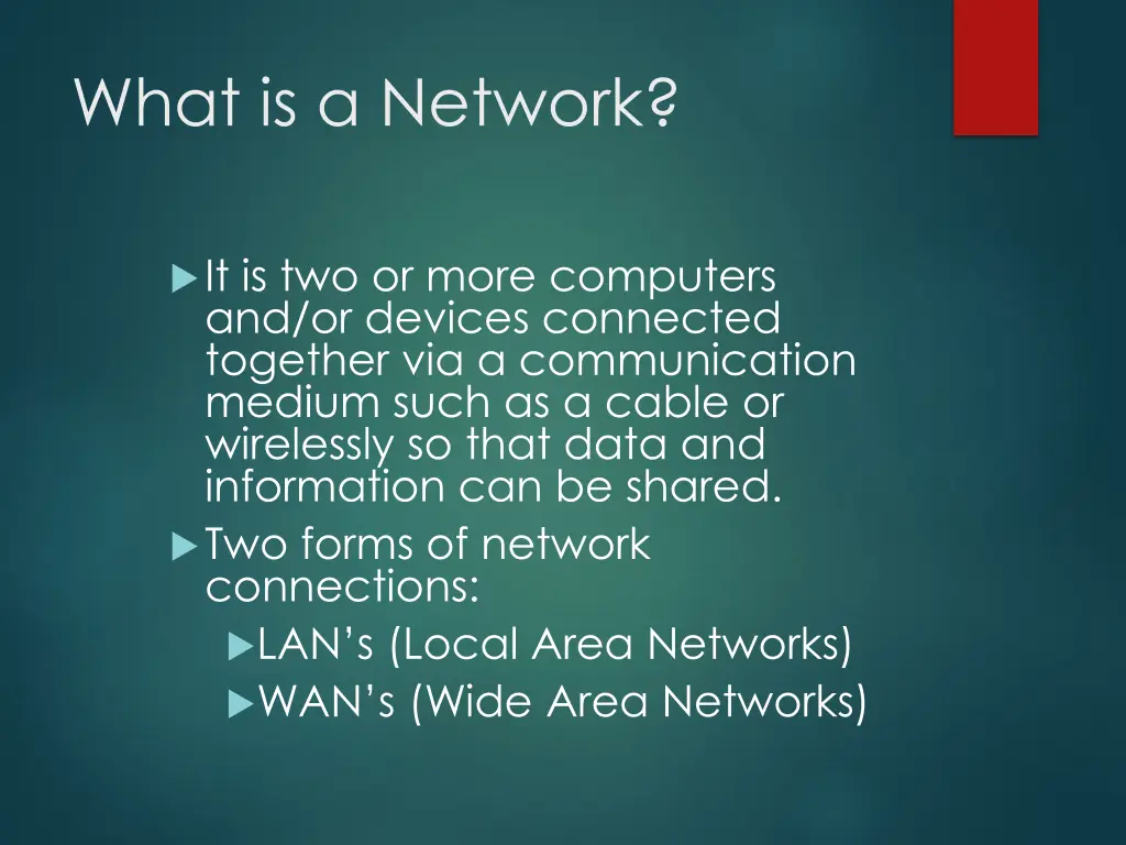 what is a network