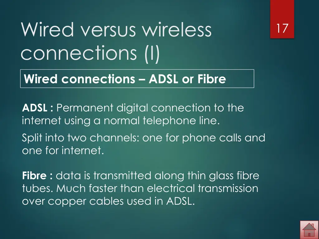 wired versus wireless connections i