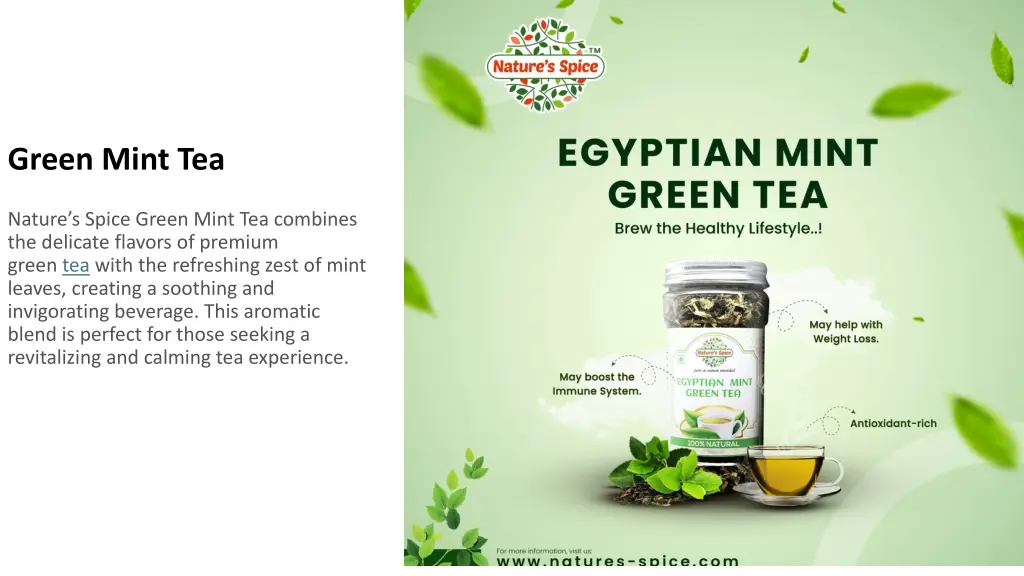 green mint tea